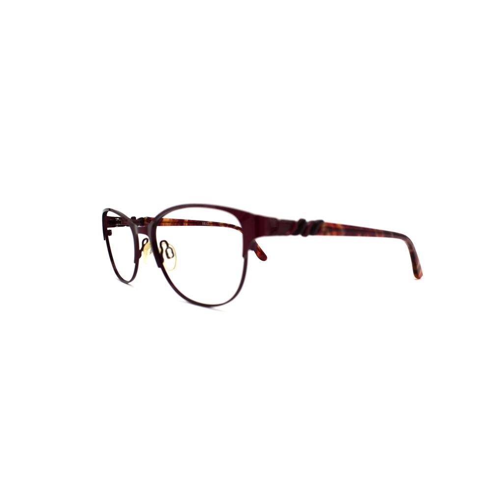 The Vault Mod. 131 077 53-17-135mm Burgundy Eyeglass FRAMES ONLY -GOOD CONDITION